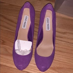 Purple Steve Madden heels